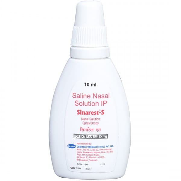 Sinarest S Nasal Solution Spray/Drops 10 ml