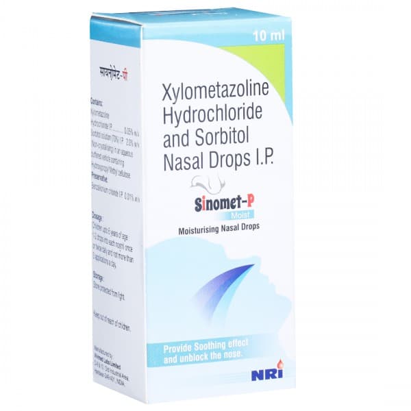 Sinomet P Moist Nasal Drops 10 ml