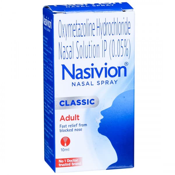 Nasivion Classic Adult Nasal Spray 10 ml