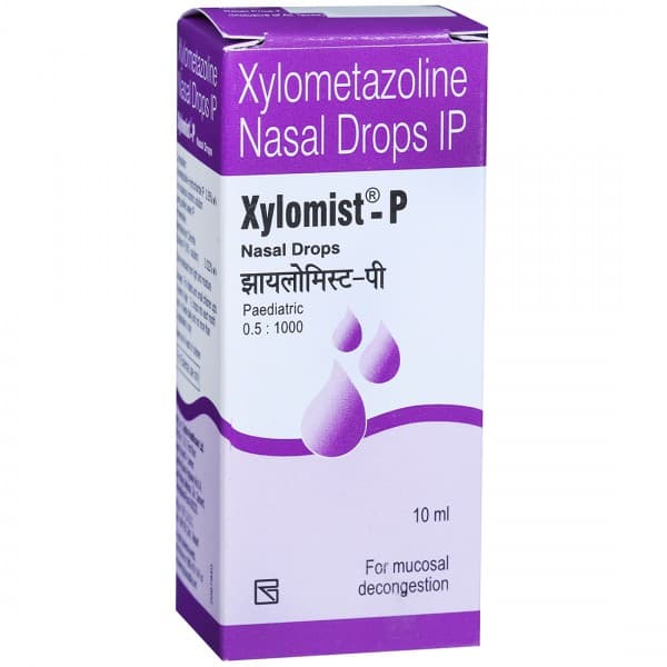 Xylomist P 0.05 % Nasal Drops 10 ml