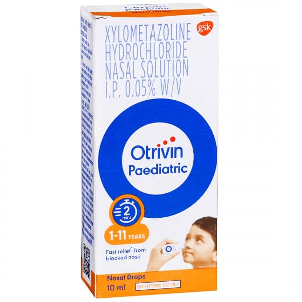Otrivin Paediatric Nasal Drops 10 ml