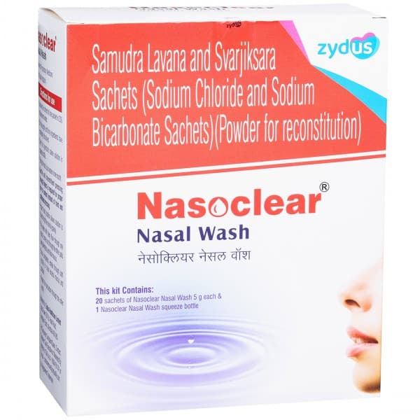 Nasoclear Nasal Wash Kit 5 g Each (20 Sachets)
