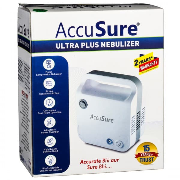 AccuSure Ultra Plus Nebulizer HL Device 165 x 140 x 80 mm