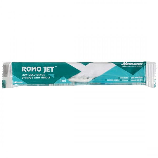 Romo Jet Syringe With Needle 1 ml