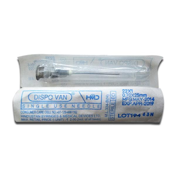 Dispo Van Needle 22 x 1 (0.70 x 25 mm)