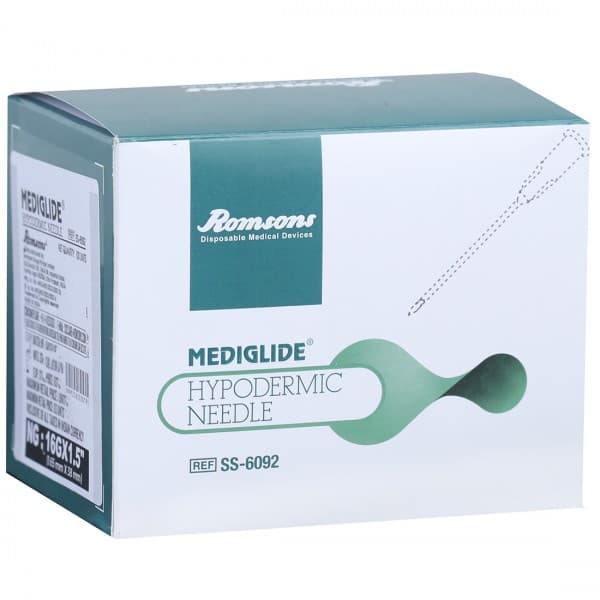 Mediglide Hypodermic Needle 16G X 1.5 Inch Pack Of 1