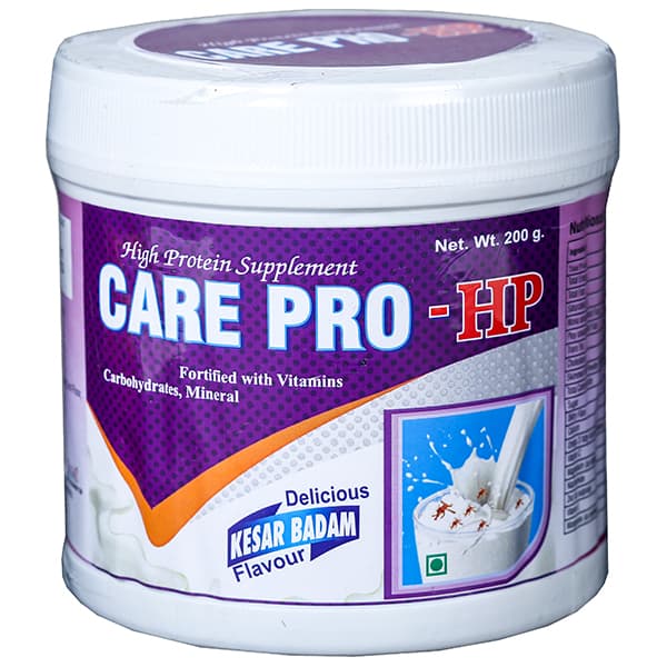 Care Pro HP Protein Supplement Delicious Kesar Badam Flavour 200 g