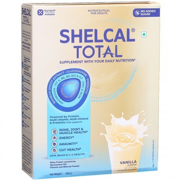 Shelcal Total Vanilla Flavour Powder Refill 200 g