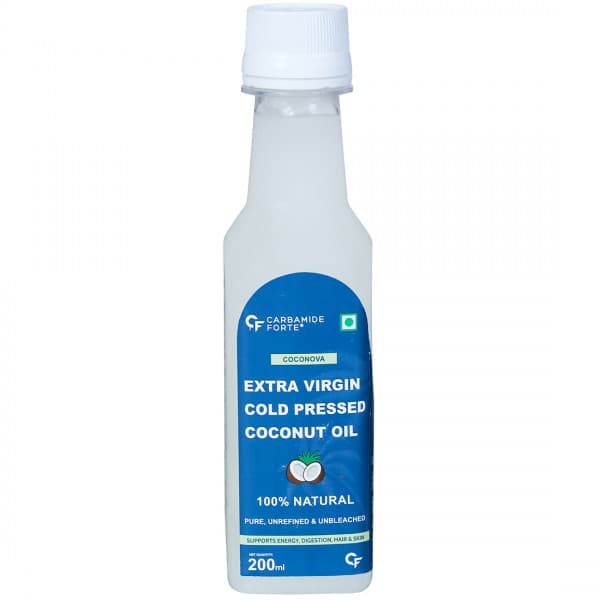 Carbamide Forte Coconova Extra Virgin Cold Pressed Coconut Oil 200 ml