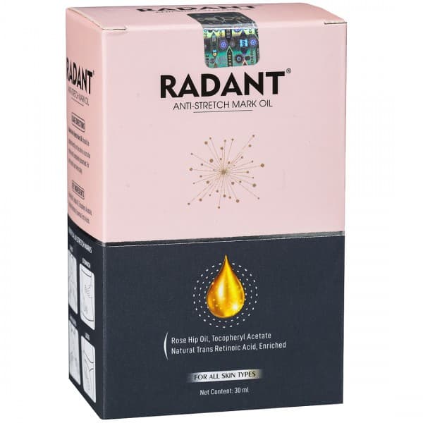 Radant Anti Stretch Mark Oil (For All Skin Types) 30 ml