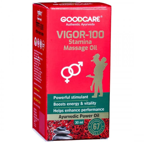 Goodcare Vigor 100 Stamina Massage Oil 30 ml