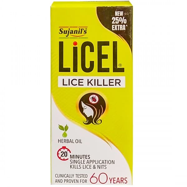 Sujanil's Licel Lice Killer Herbal Oil (25% Extra) 20 ml