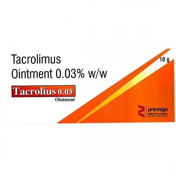 Tacrolius 0.03 % Ointment 10 g