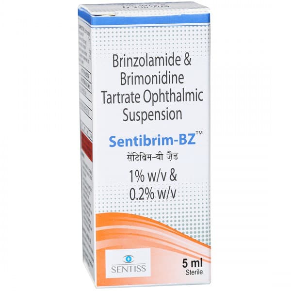 Sentibrim BZ Ophthalmic Suspension 5 ml