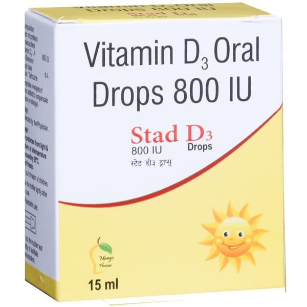 Stad D3 Mango Flavour 800 IU Drops 15 ml