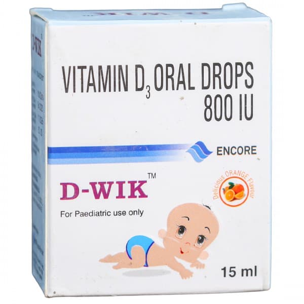 D Wik Delicious Orange Flavour Drops 15 ml