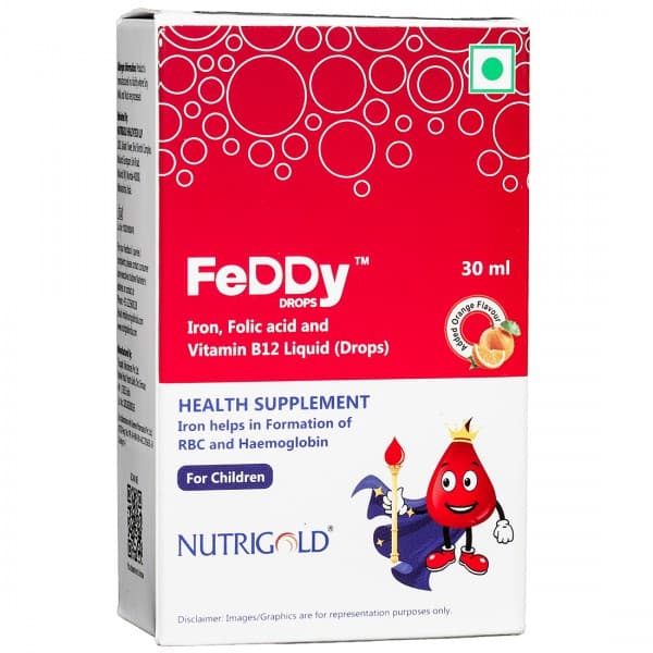 Feddy Orange Flavour Drops 30 ml
