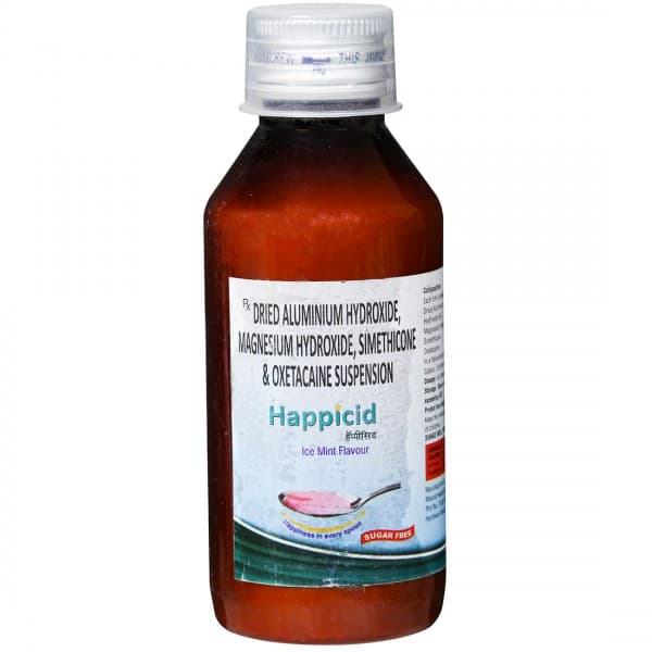 Happicid Ice Mint Flavour Sugar Free Suspension 120 ml