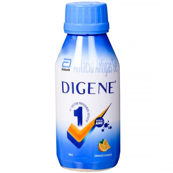 Digene Orange Flavour Gel 200 ml