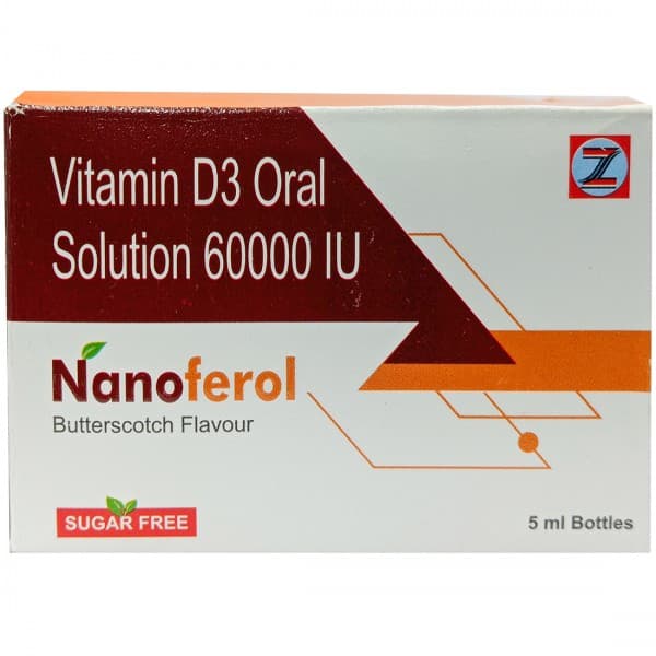 Nanoferol (Butterscotch Flavour) Sugar Free Oral Solution 5 ml