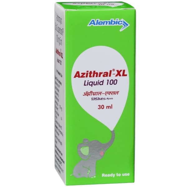 Azithral XL 100 mg Suspension 30 ml