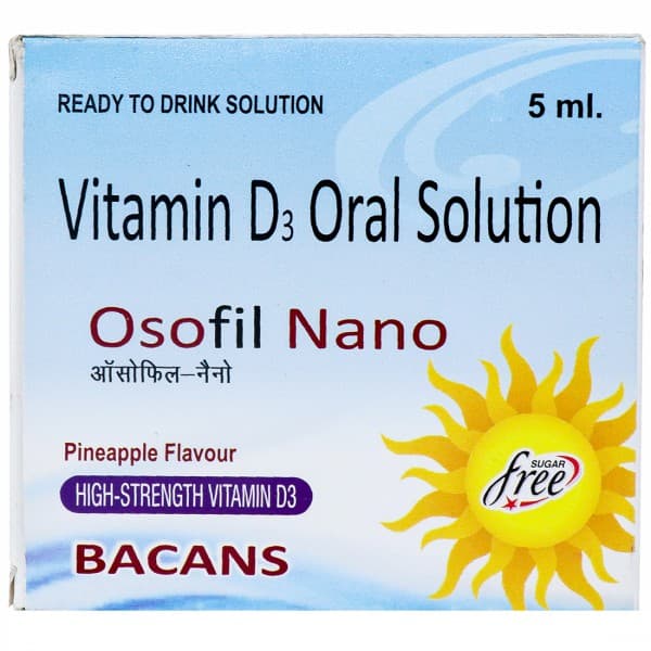 Osofil Nano Sugar Free (Pineapple Flavour) Oral Solution 5 ml