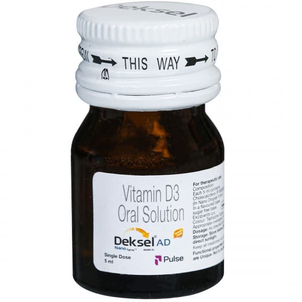 Deksel AD 60000 IU Sugar Free Nano Syrup 5 ml