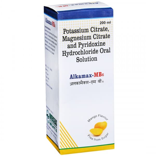Alkamax MB6 Mango Flavour Sugar Free Solution 200 ml