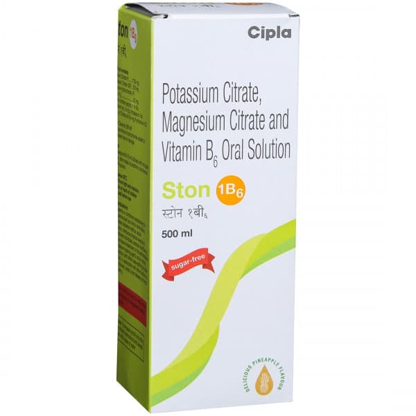 Ston 1B6 Sugar Free Delicious Pineapple Flavour Oral Solution 500 ml