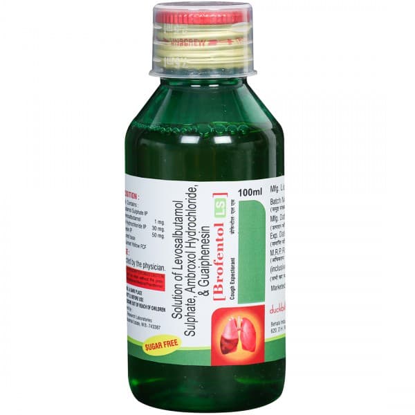 Brofentol LS Sugar Free Cough Expectorant Solution 100 ml
