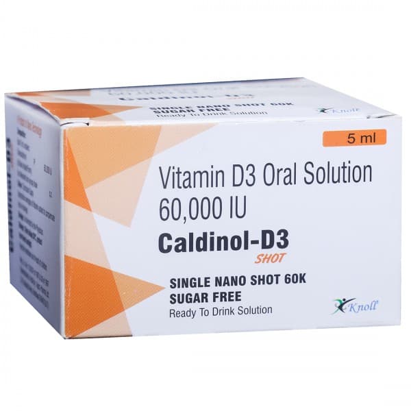 Caldinol D3 Shot Sugar Free Oral Solution 5 ml
