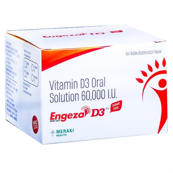 Engeza D3 Nano Shot Sugar Free Butterscotch Flavour 5 ml