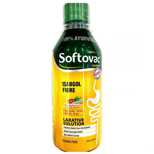 Softovac Liquifibre Sugar Free Mango Flavour Solution 225 ml