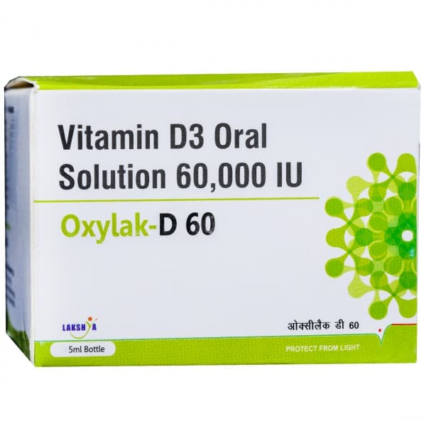 Oxylak D 60 Oral Solution 5 ml