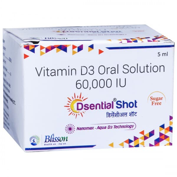 Dsential Shot Sugar Free Oral Solution 5 ml
