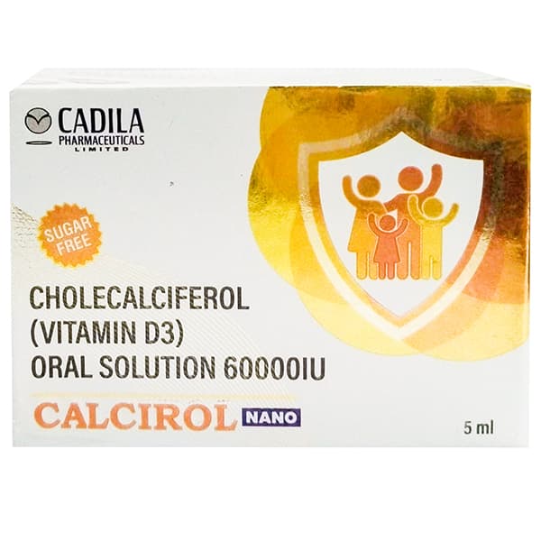 Calcirol Nano Sugar Free Oral Solution 5 ml