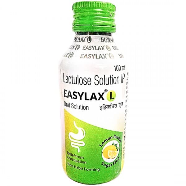 Easylax L Lemon Flavour Sugar Free Oral Solution 100 ml