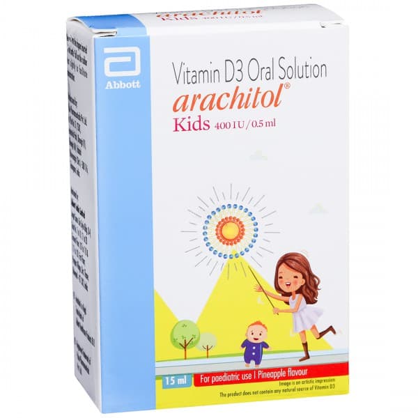 Arachitol Kids Pineapple Flavour Oral Solution 15 ml