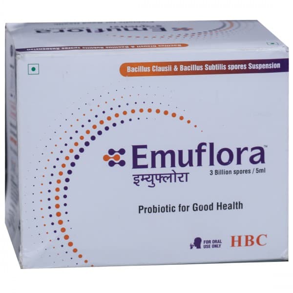 Emuflora (Sugar Free) 3 Billion Spores/5 ml Suspension