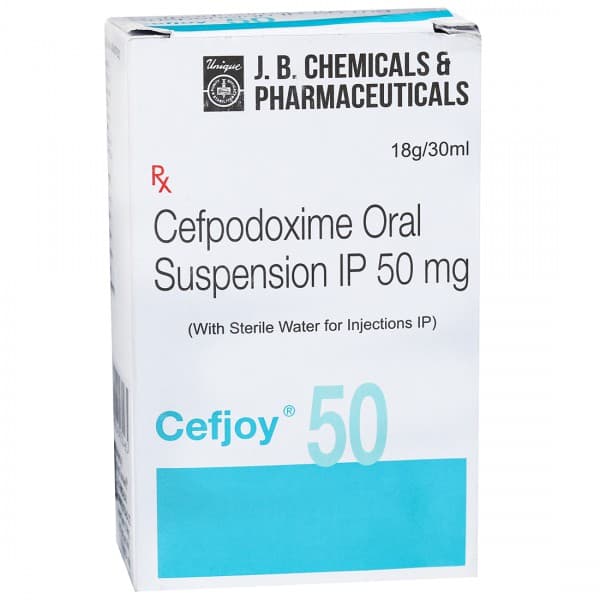 Cefjoy 50 mg Oral Suspension 18 g/30 ml