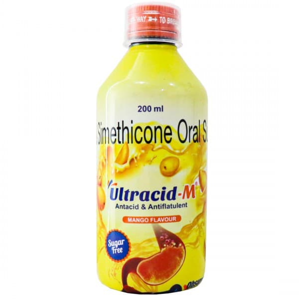 Ultracid M (Mango Flavour) Sugar Free Oral Suspension 200 ml