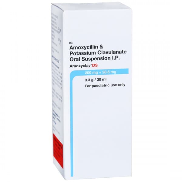 Amoxyclav DS 200 mg + 28.5 mg Oral Suspension 30 ml