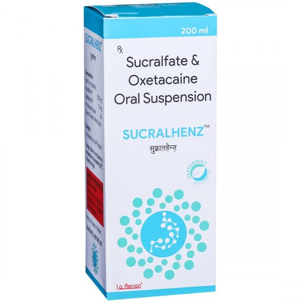 Sucralhenz Peppermint Flavour Oral Suspension 200 ml