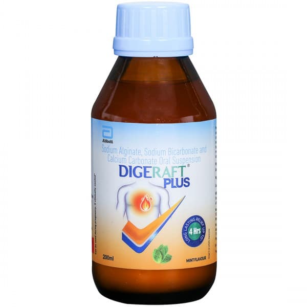 Digeraft Plus Mint Flavour Oral Suspension 200 ml