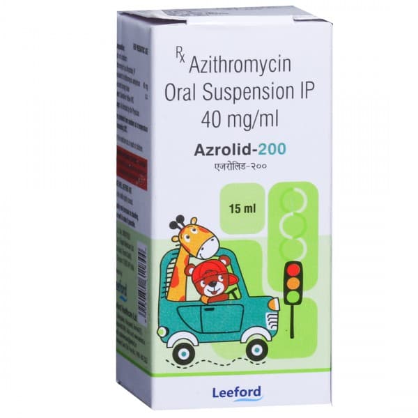 Azrolid 200 Oral Suspension 15 ml