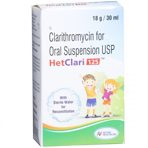HetClari 125 Oral Suspension 18 g/30 ml