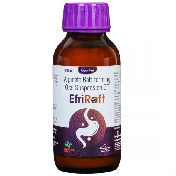 EfriRaft Sugar Free Peppermint Flavor Oral Suspension 200 ml