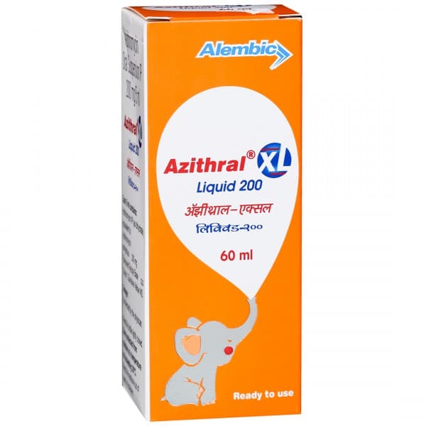 Azithral XL 200 mg Suspension 60 ml