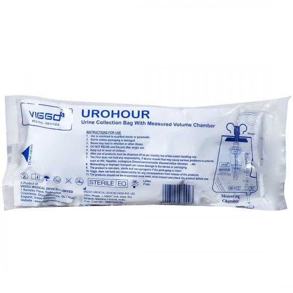 Urohour Urine Collection Bag 2000 ml