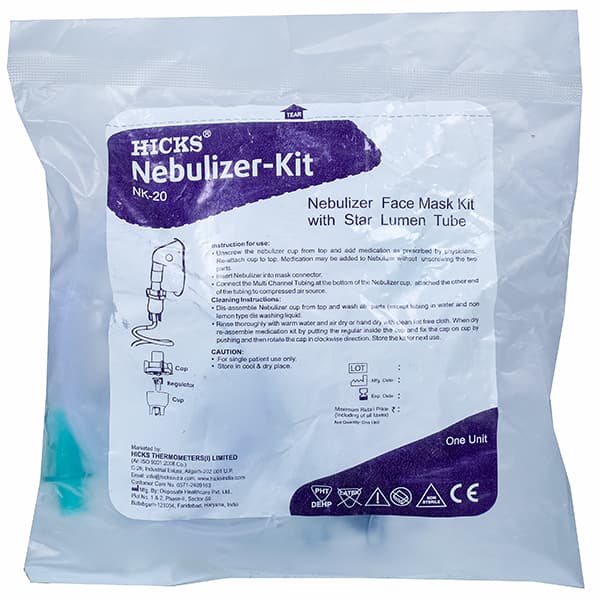 Hicks Nebulizer Face Mask Kit NK-20 Adult